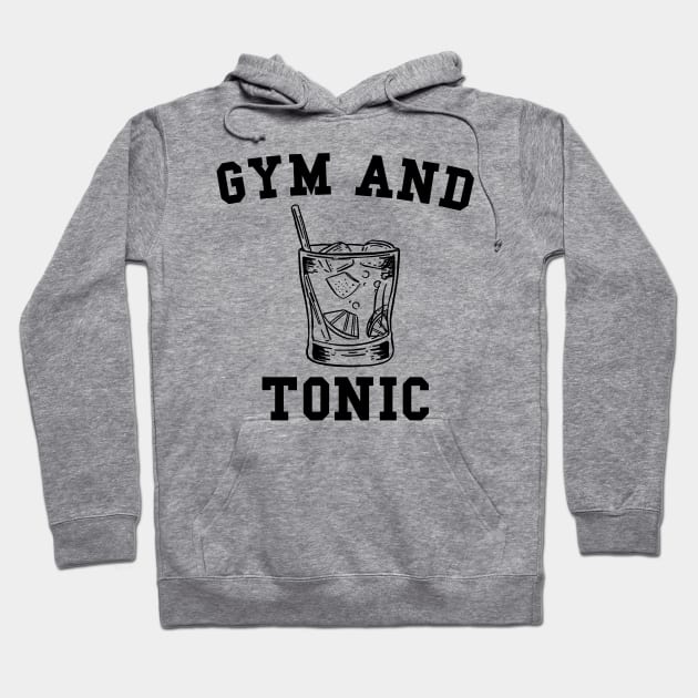 Fun Gym and Tonic design Hoodie by Brobocop